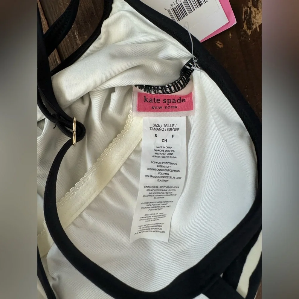 NEW! Kate Spade New York one-piece swimsuit in Zebra print